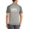 Mens Sublimated PosiCharge Tri Blend Wicking Raglan Tee Thumbnail