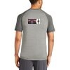 Mens Sublimated PosiCharge Tri Blend Wicking Raglan Tee Thumbnail
