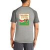 Mens Sublimated PosiCharge Tri Blend Wicking Raglan Tee Thumbnail