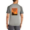 Mens Sublimated PosiCharge Tri Blend Wicking Raglan Tee Thumbnail