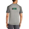 Mens Sublimated PosiCharge Tri Blend Wicking Raglan Tee Thumbnail