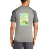 Mens Sublimated PosiCharge Tri Blend Wicking Raglan Tee Thumbnail