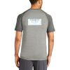 Mens Sublimated PosiCharge Tri Blend Wicking Raglan Tee Thumbnail