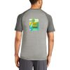 Mens Sublimated PosiCharge Tri Blend Wicking Raglan Tee Thumbnail
