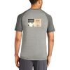 Mens Sublimated PosiCharge Tri Blend Wicking Raglan Tee Thumbnail