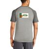 Mens Sublimated PosiCharge Tri Blend Wicking Raglan Tee Thumbnail