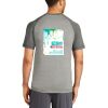 Mens Sublimated PosiCharge Tri Blend Wicking Raglan Tee Thumbnail