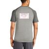 Mens Sublimated PosiCharge Tri Blend Wicking Raglan Tee Thumbnail
