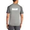Mens Sublimated PosiCharge Tri Blend Wicking Raglan Tee Thumbnail