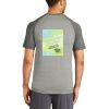Mens Sublimated PosiCharge Tri Blend Wicking Raglan Tee Thumbnail