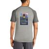 Mens Sublimated PosiCharge Tri Blend Wicking Raglan Tee Thumbnail