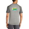 Mens Sublimated PosiCharge Tri Blend Wicking Raglan Tee Thumbnail