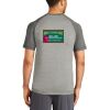 Mens Sublimated PosiCharge Tri Blend Wicking Raglan Tee Thumbnail