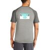 Mens Sublimated PosiCharge Tri Blend Wicking Raglan Tee Thumbnail