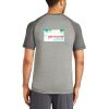 Mens Sublimated PosiCharge Tri Blend Wicking Raglan Tee Thumbnail