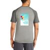Mens Sublimated PosiCharge Tri Blend Wicking Raglan Tee Thumbnail
