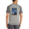 Mens Sublimated PosiCharge Tri Blend Wicking Raglan Tee Thumbnail