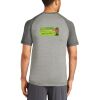 Mens Sublimated PosiCharge Tri Blend Wicking Raglan Tee Thumbnail