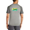 Mens Sublimated PosiCharge Tri Blend Wicking Raglan Tee Thumbnail
