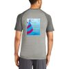 Mens Sublimated PosiCharge Tri Blend Wicking Raglan Tee Thumbnail