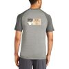 Mens Sublimated PosiCharge Tri Blend Wicking Raglan Tee Thumbnail