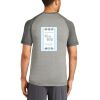 Mens Sublimated PosiCharge Tri Blend Wicking Raglan Tee Thumbnail