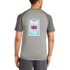 Mens Sublimated PosiCharge Tri Blend Wicking Raglan Tee Thumbnail