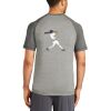 Mens Sublimated PosiCharge Tri Blend Wicking Raglan Tee Thumbnail