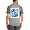 Mens Sublimated PosiCharge Tri Blend Wicking Raglan Tee Thumbnail