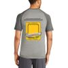 Mens Sublimated PosiCharge Tri Blend Wicking Raglan Tee Thumbnail