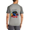 Mens Sublimated PosiCharge Tri Blend Wicking Raglan Tee Thumbnail