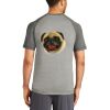 Mens Sublimated PosiCharge Tri Blend Wicking Raglan Tee Thumbnail