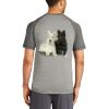 Mens Sublimated PosiCharge Tri Blend Wicking Raglan Tee Thumbnail