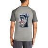 Mens Sublimated PosiCharge Tri Blend Wicking Raglan Tee Thumbnail