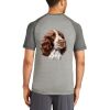 Mens Sublimated PosiCharge Tri Blend Wicking Raglan Tee Thumbnail