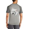 Mens Sublimated PosiCharge Tri Blend Wicking Raglan Tee Thumbnail