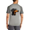 Mens Sublimated PosiCharge Tri Blend Wicking Raglan Tee Thumbnail