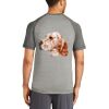 Mens Sublimated PosiCharge Tri Blend Wicking Raglan Tee Thumbnail