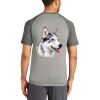 Mens Sublimated PosiCharge Tri Blend Wicking Raglan Tee Thumbnail
