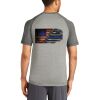 Mens Sublimated PosiCharge Tri Blend Wicking Raglan Tee Thumbnail