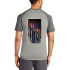 Mens Sublimated PosiCharge Tri Blend Wicking Raglan Tee Thumbnail