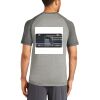 Mens Sublimated PosiCharge Tri Blend Wicking Raglan Tee Thumbnail