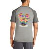 Mens Sublimated PosiCharge Tri Blend Wicking Raglan Tee Thumbnail