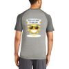 Mens Sublimated PosiCharge Tri Blend Wicking Raglan Tee Thumbnail