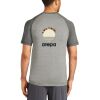 Mens Sublimated PosiCharge Tri Blend Wicking Raglan Tee Thumbnail