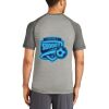 Mens Sublimated PosiCharge Tri Blend Wicking Raglan Tee Thumbnail