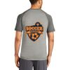 Mens Sublimated PosiCharge Tri Blend Wicking Raglan Tee Thumbnail