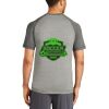 Mens Sublimated PosiCharge Tri Blend Wicking Raglan Tee Thumbnail