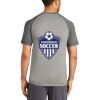 Mens Sublimated PosiCharge Tri Blend Wicking Raglan Tee Thumbnail