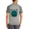 Mens Sublimated PosiCharge Tri Blend Wicking Raglan Tee Thumbnail